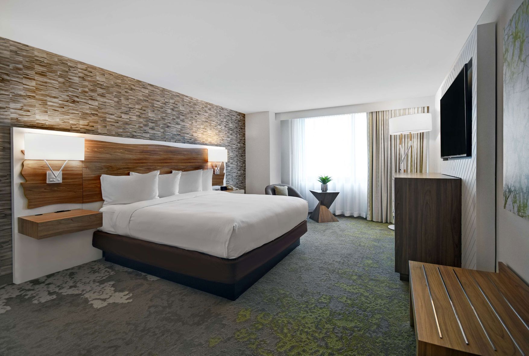Premium bedding, pillowtop beds, in-room safe, desk