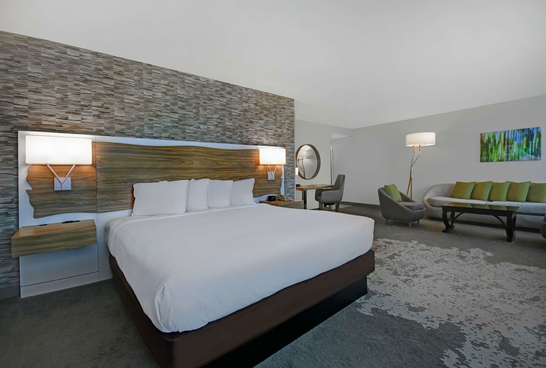 Premium bedding, pillowtop beds, in-room safe, desk