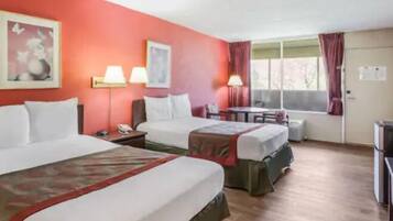 Room, 1 Double Bed, Accessible (Double Accessible Non Smoking Room) | In-room safe, desk, laptop workspace, iron/ironing board