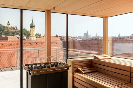 Sauna. Hotel Weitzer Graz