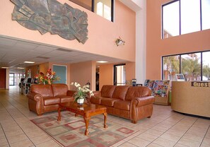 Sala de estar en el lobby