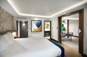 Executive Suite, 1 King Bed (With Lounge Access) | In-room safe, desk, laptop workspace, blackout curtains