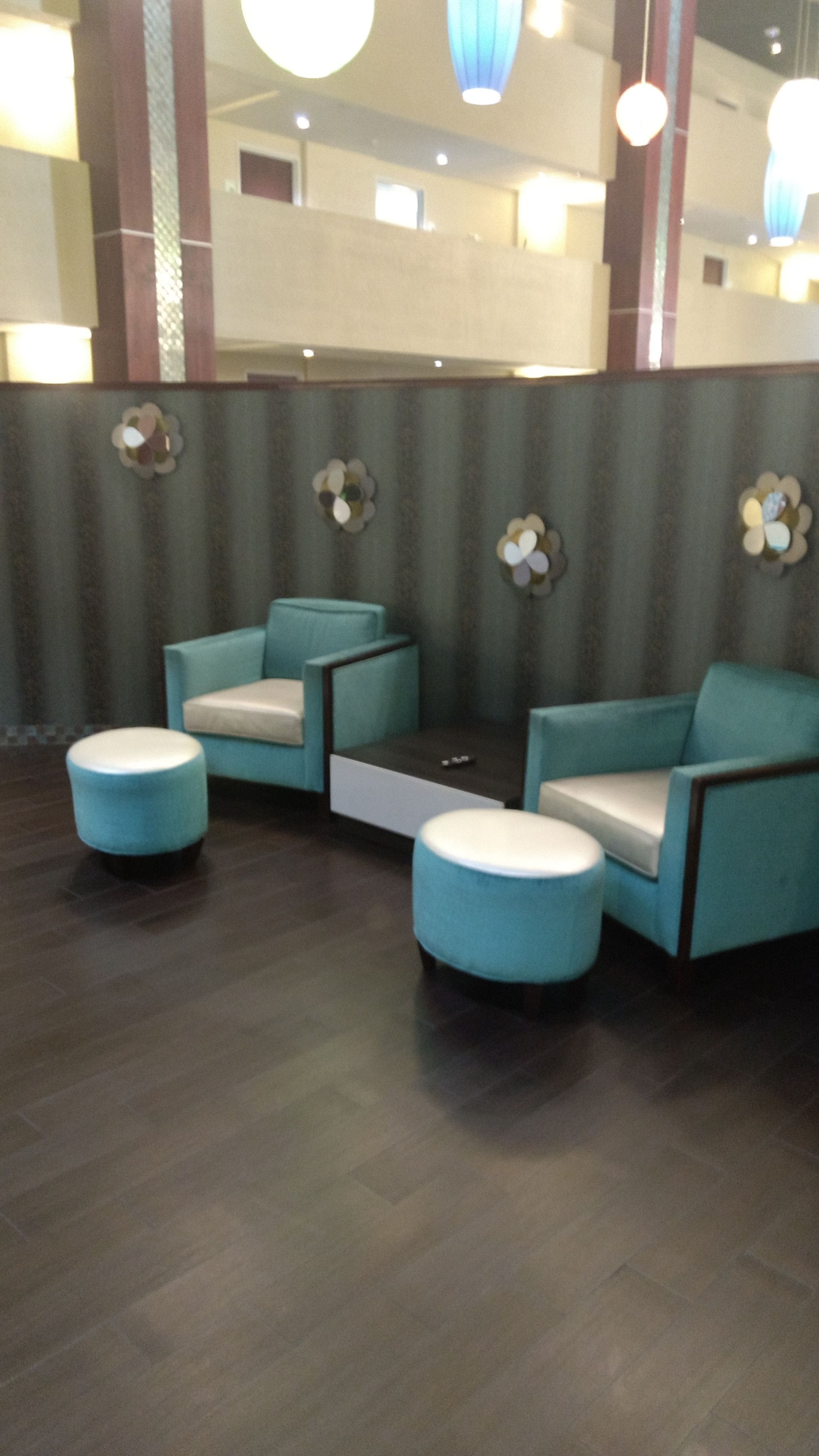 Sala de estar en el lobby