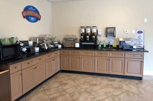 Free daily on-the-go breakfast