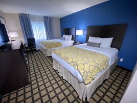 Desk, blackout drapes, iron/ironing board, free WiFi