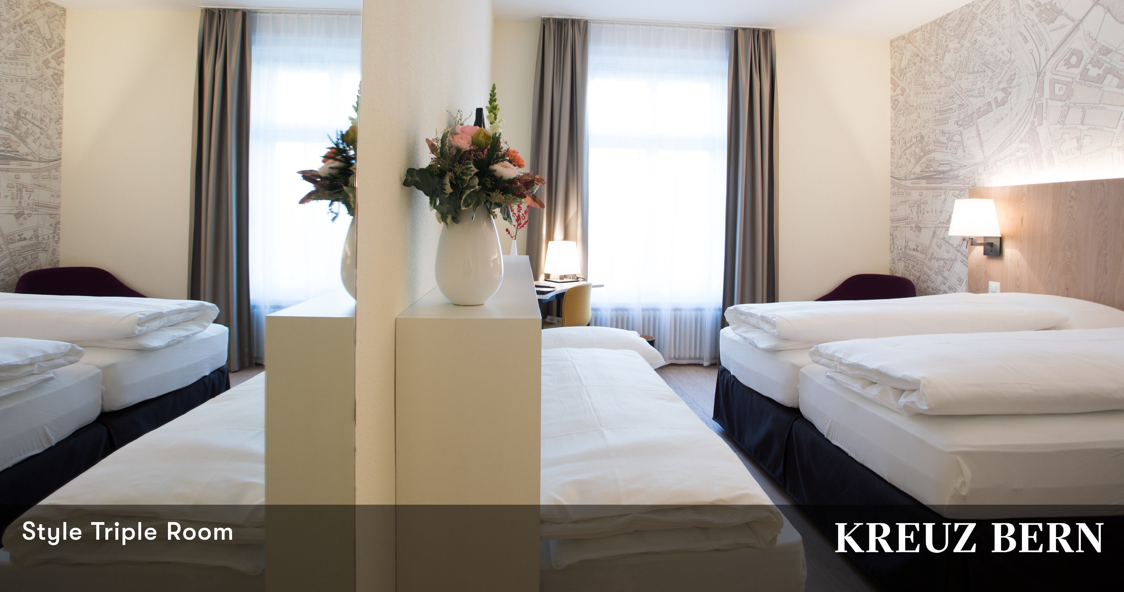 style triple room | 1 bedroom, hypo-allergenic bedding, in-room safe, desk