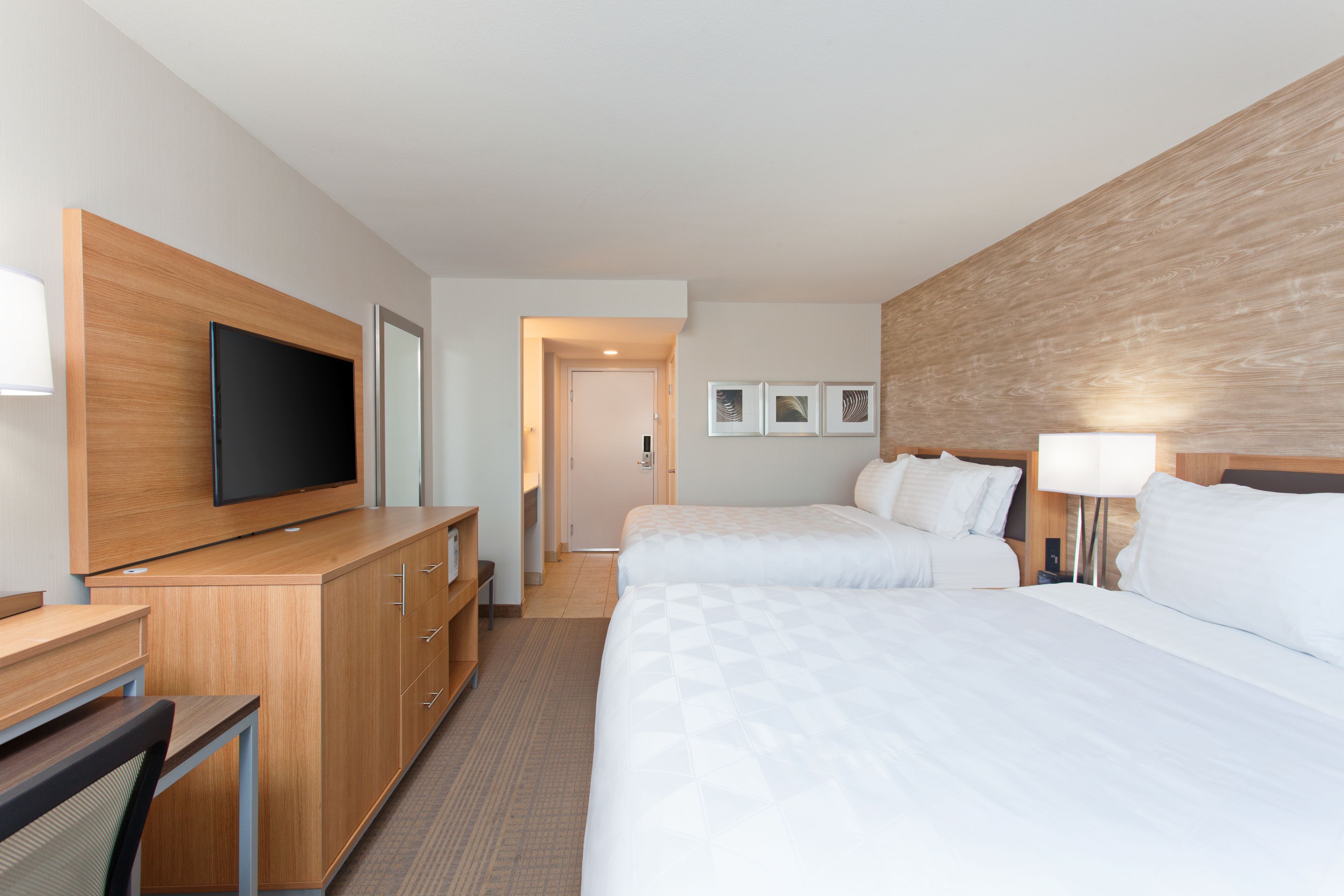 desk, laptop workspace, iron/ironing board, free cots/infant beds