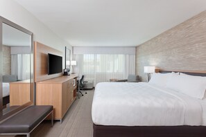 1 bedroom, desk, laptop workspace, iron/ironing board