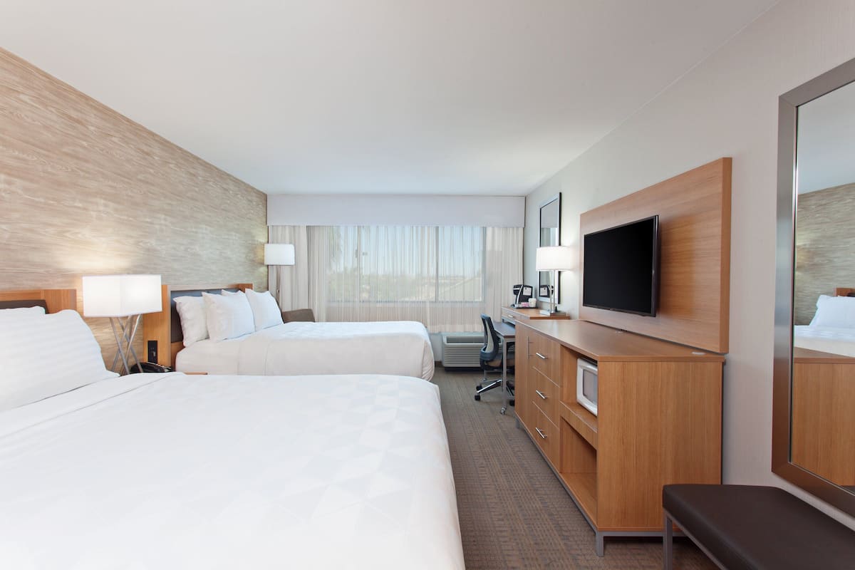 1 bedroom, desk, laptop workspace, iron/ironing board