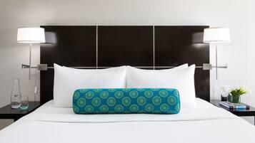 Egyptian cotton sheets, premium bedding, in-room safe, desk