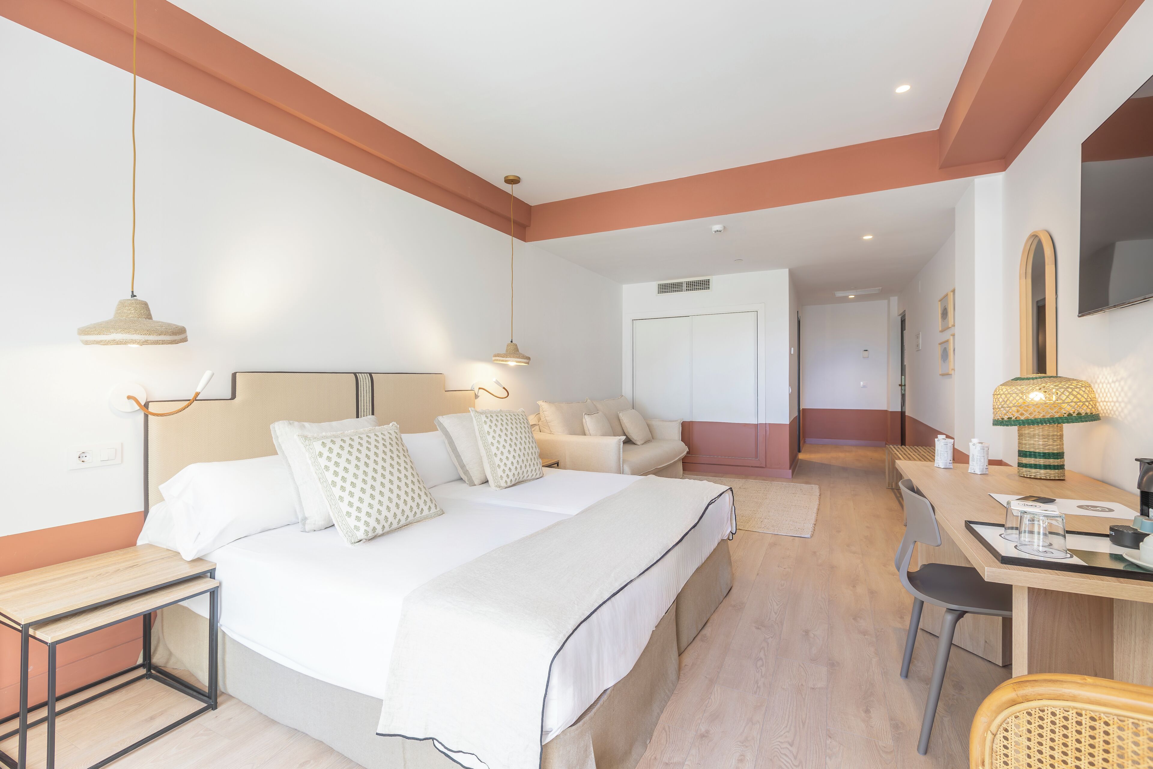 Standard Quadruple Room, Balcony | Minibar, in-room safe, desk, blackout drapes