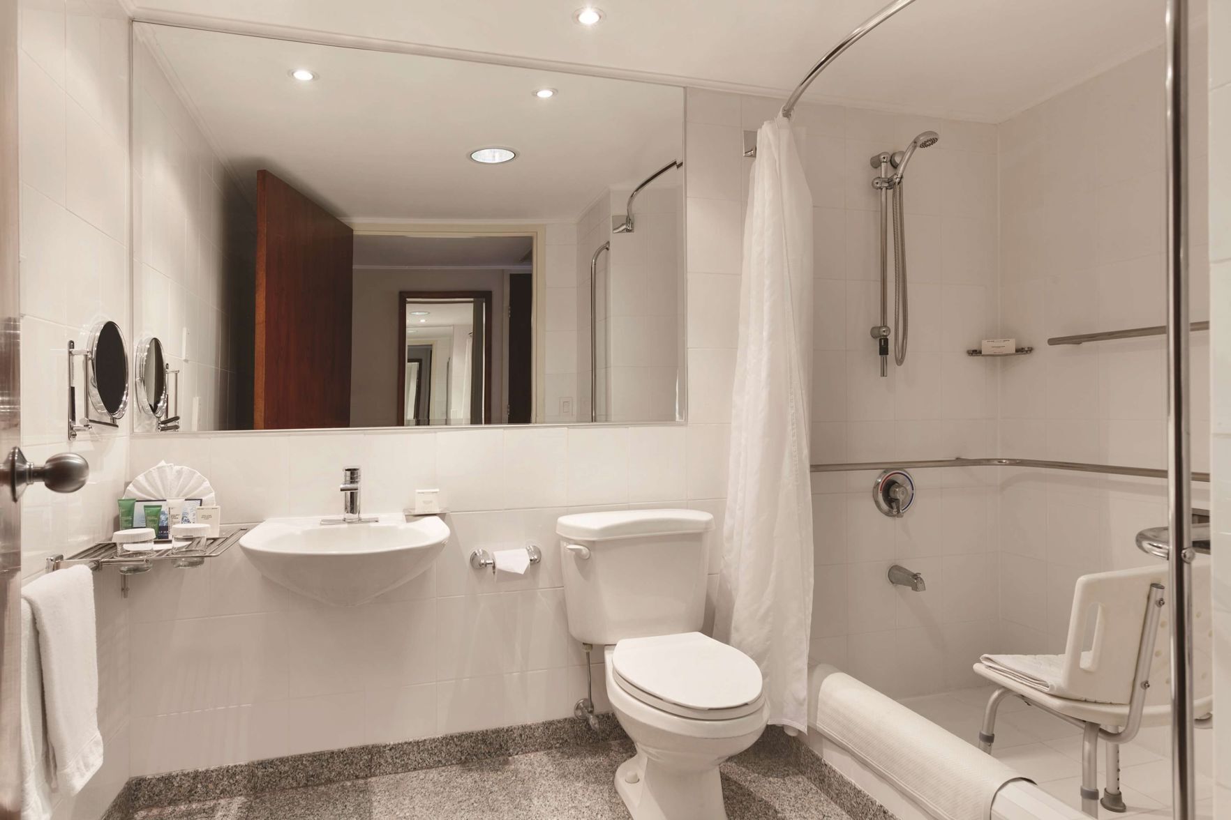 Bathroom | Shower, eco-friendly toiletries, hair dryer, towels