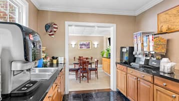 Kontinental frokost er inkludert hver dag