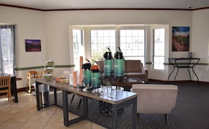 Lobby sitting area