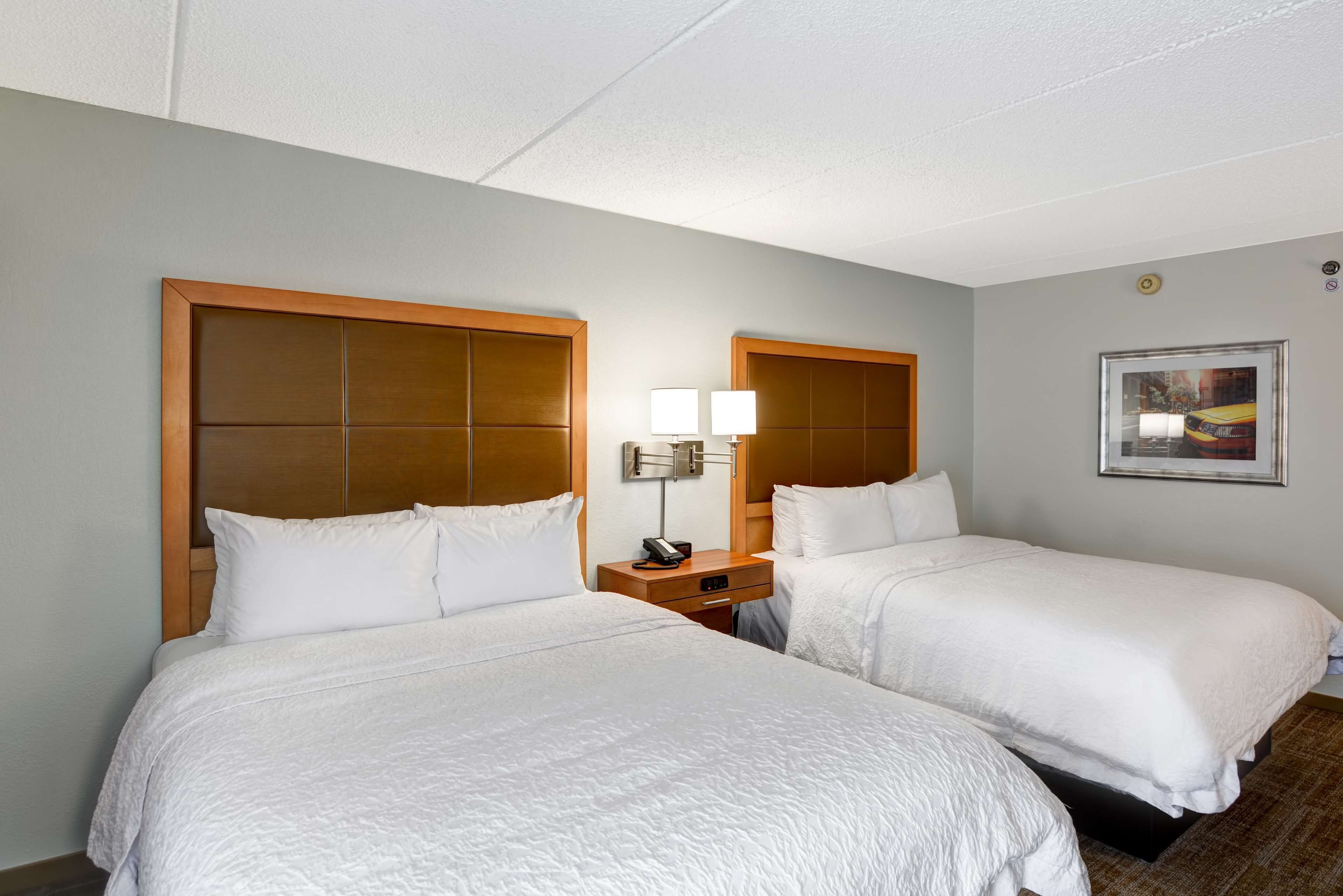 desk, laptop workspace, blackout curtains, iron/ironing board