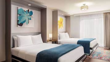 Phòng Suite, 2 giường cỡ queen, không hút thuốc | 1 phòng ngủ, bộ đồ giường cao cấp, nệm có lớp đệm bông