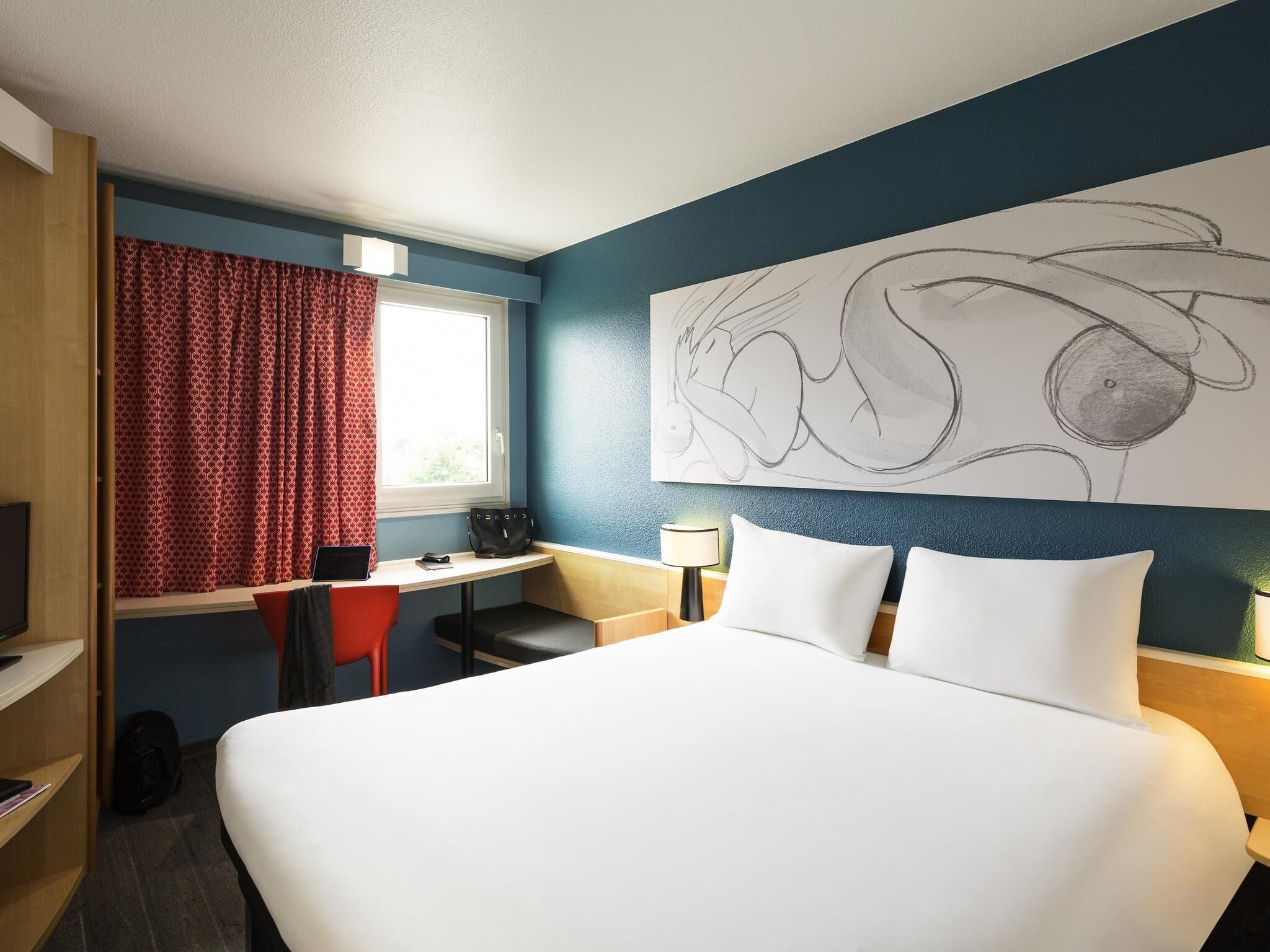 Chambre Standard, 1 lit double | 1 chambre, literie de qualité supérieure, surmatelas, bureau