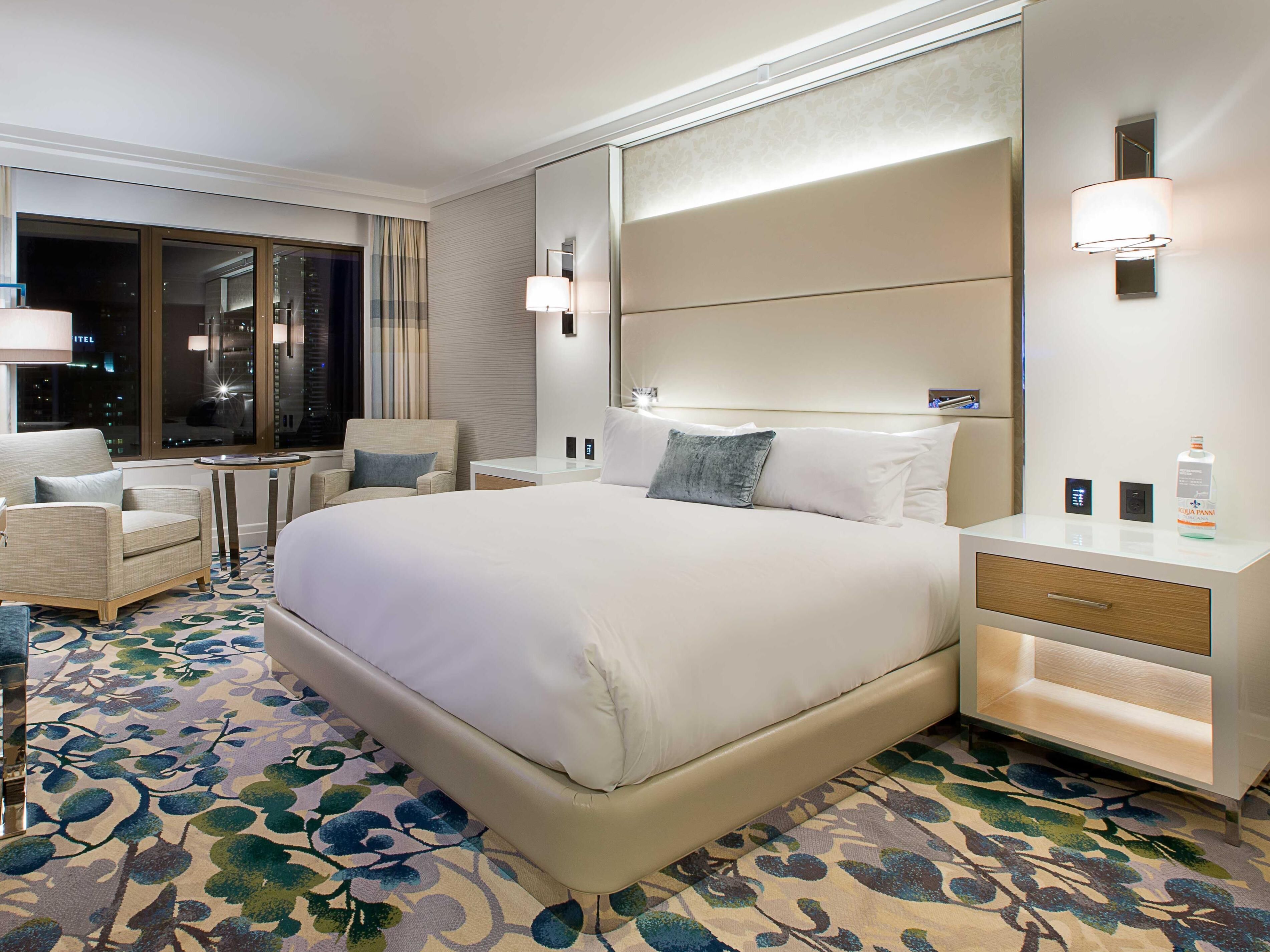 Premium bedding, pillowtop beds, in-room safe, desk