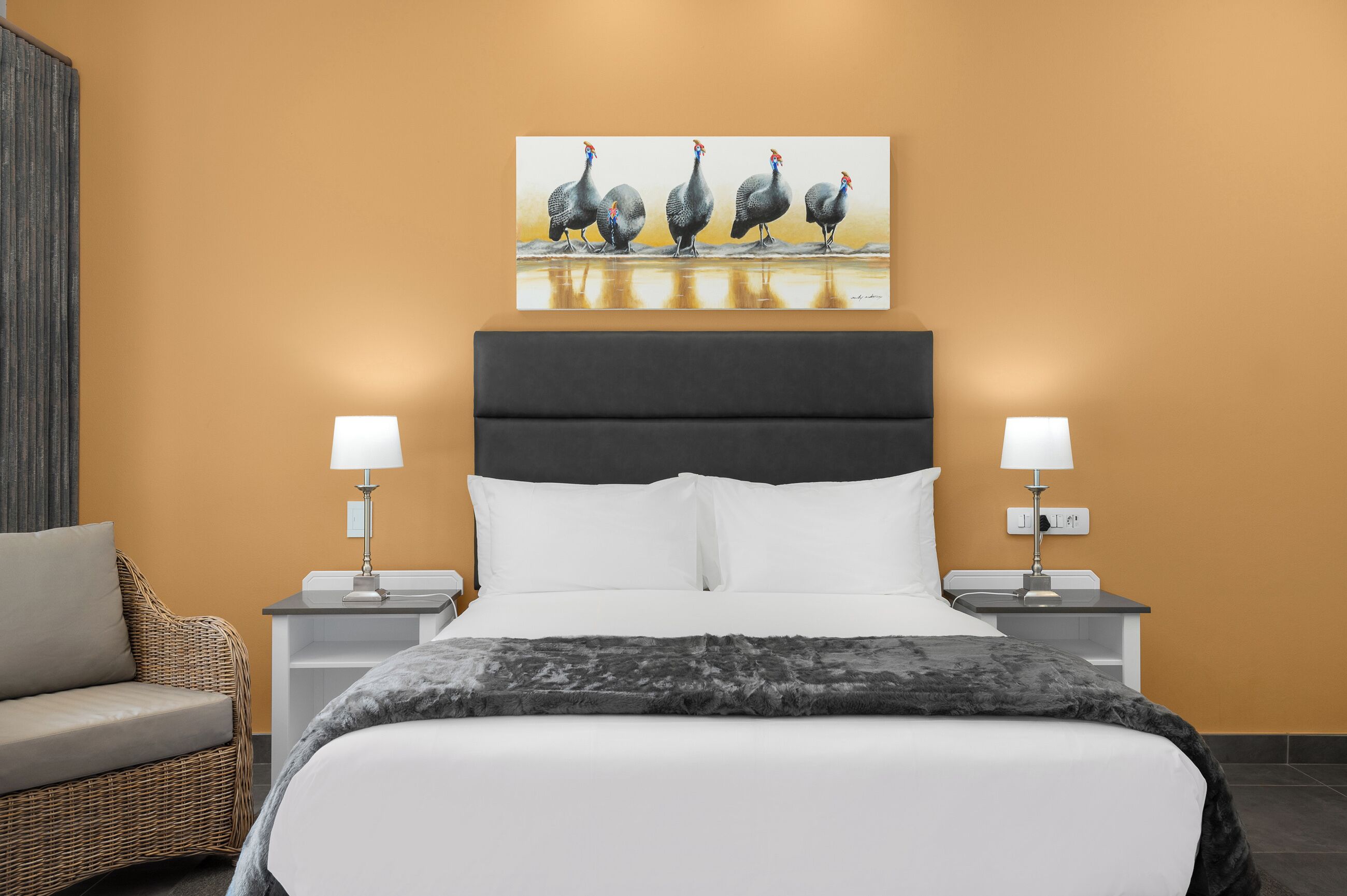 premium bedding, in-room safe, desk, iron/ironing board