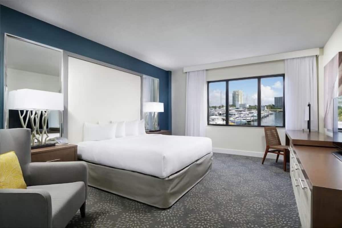 Down duvets, pillow-top beds, in-room safe, desk