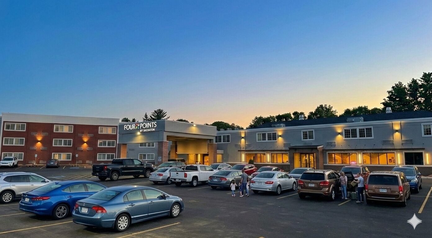 Fachada del alojamiento - Noche