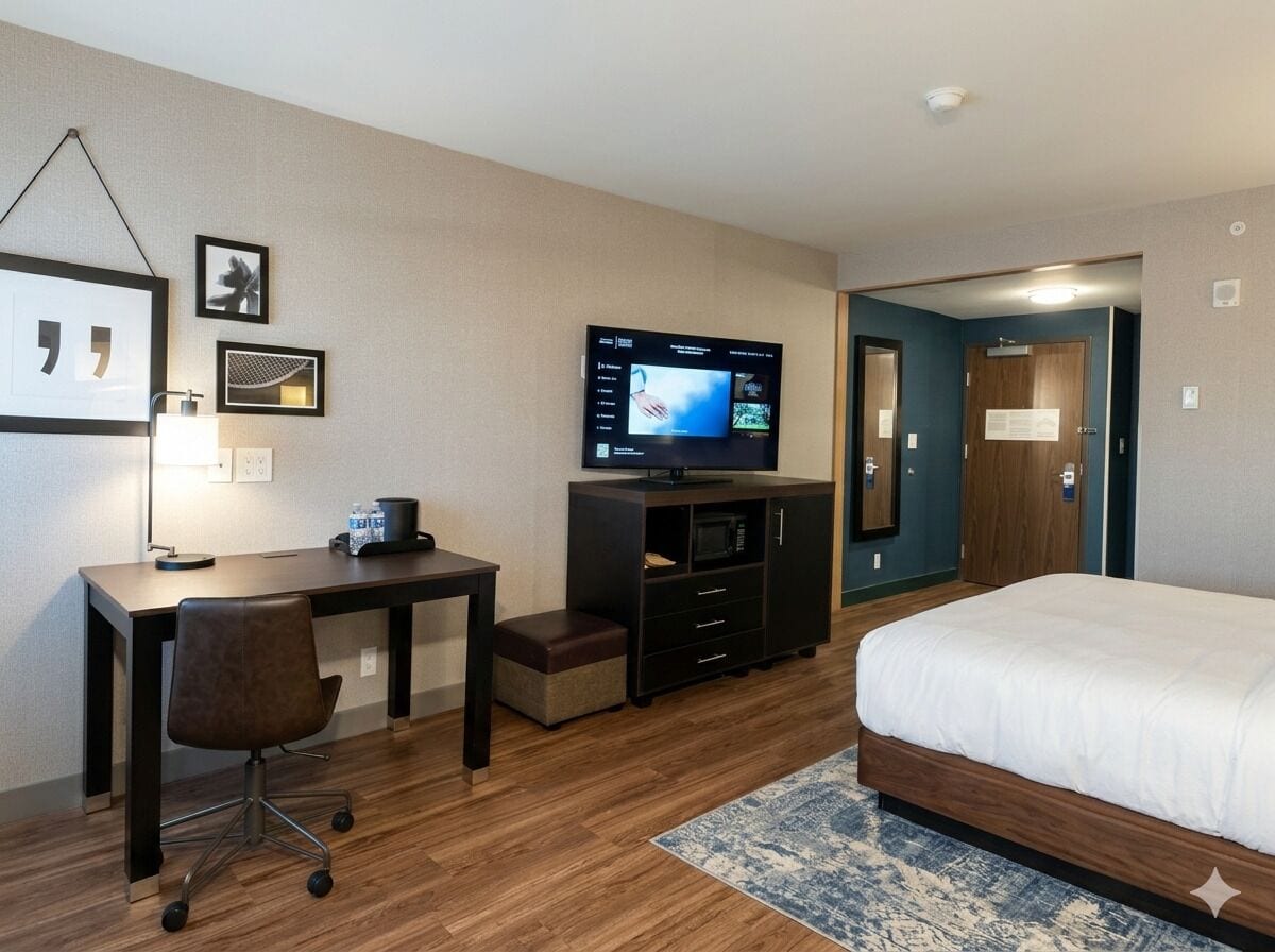 Premium bedding, down duvets, in-room safe, individually decorated