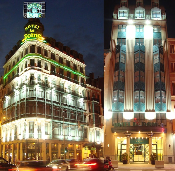 Façade de l’hébergement - soirée/nuit