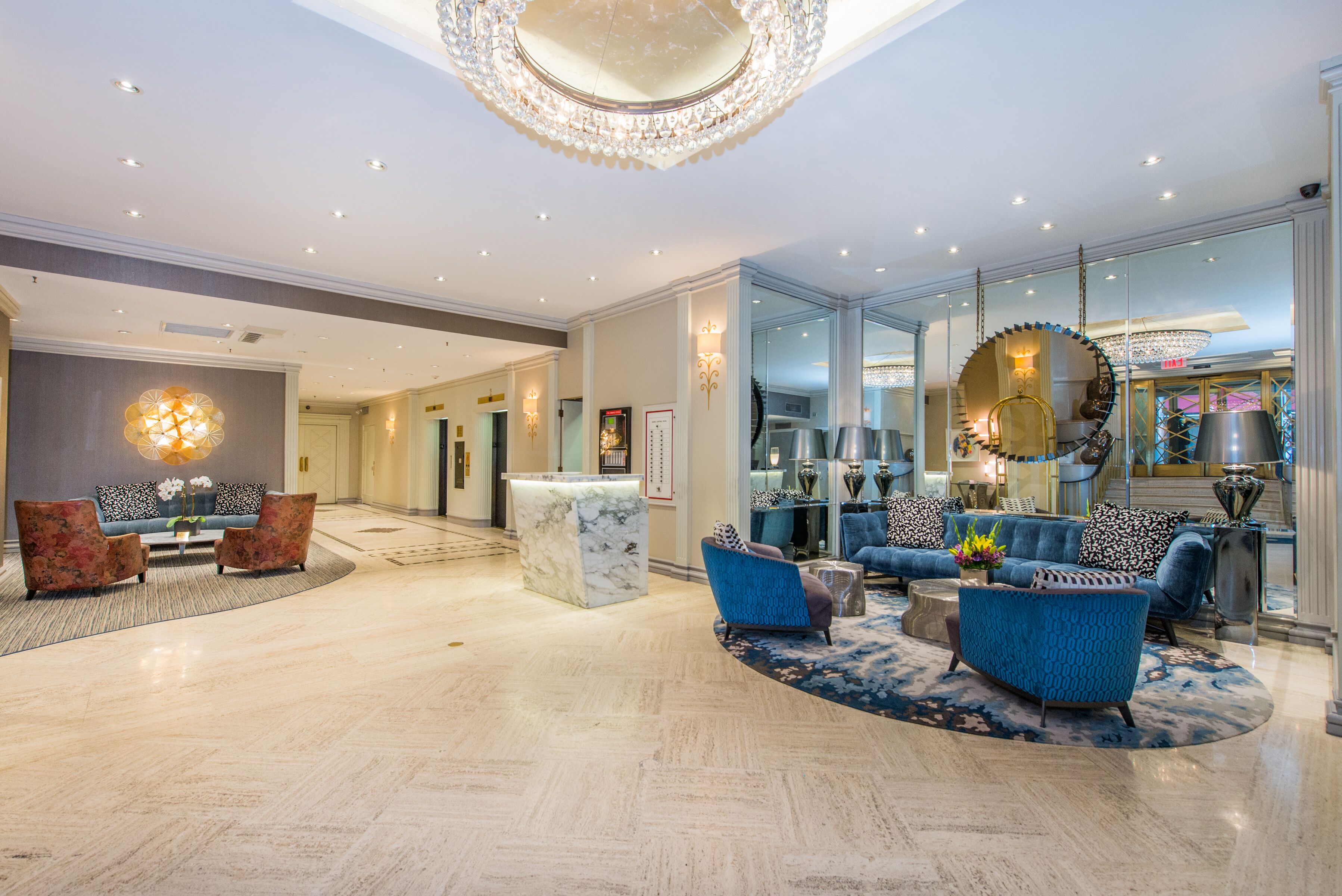 Khu tiếp khách ở sảnh