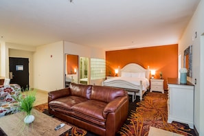 Suite, 1 King Bed, Non Smoking | Hypo-allergenic bedding, iron/ironing board, free cribs/infant beds