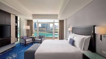 Suite, Balcony, Sea View (Lounge Access) | 1 bedroom, down comforters, in-room safe, blackout drapes