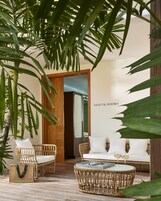 Habitación (Vegetal) | Ropa de cama de alta calidad, caja fuerte, escritorio