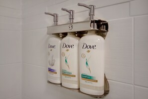 Three Dove products on a shelf. - Holiday Inn Express Rochester - University Area by IHG (Rochester)