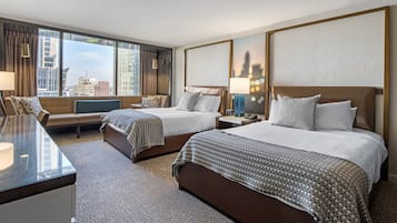 Deluxe Room, 2 Queen Beds | Premium bedding, pillowtop beds, minibar, in-room safe