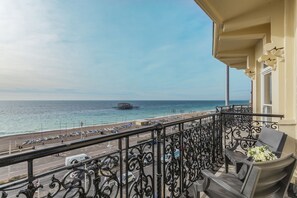 Vue sur la plage/l’océan