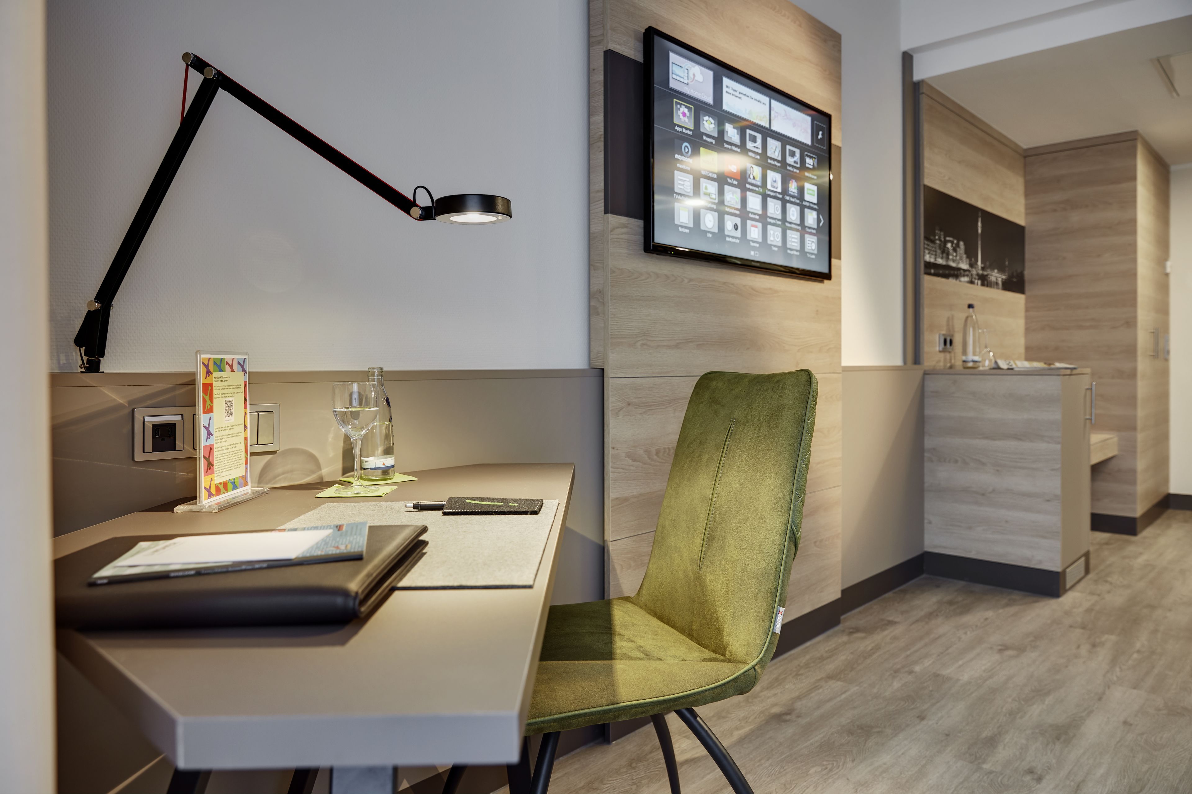 hypo-allergenic bedding, minibar, in-room safe, desk