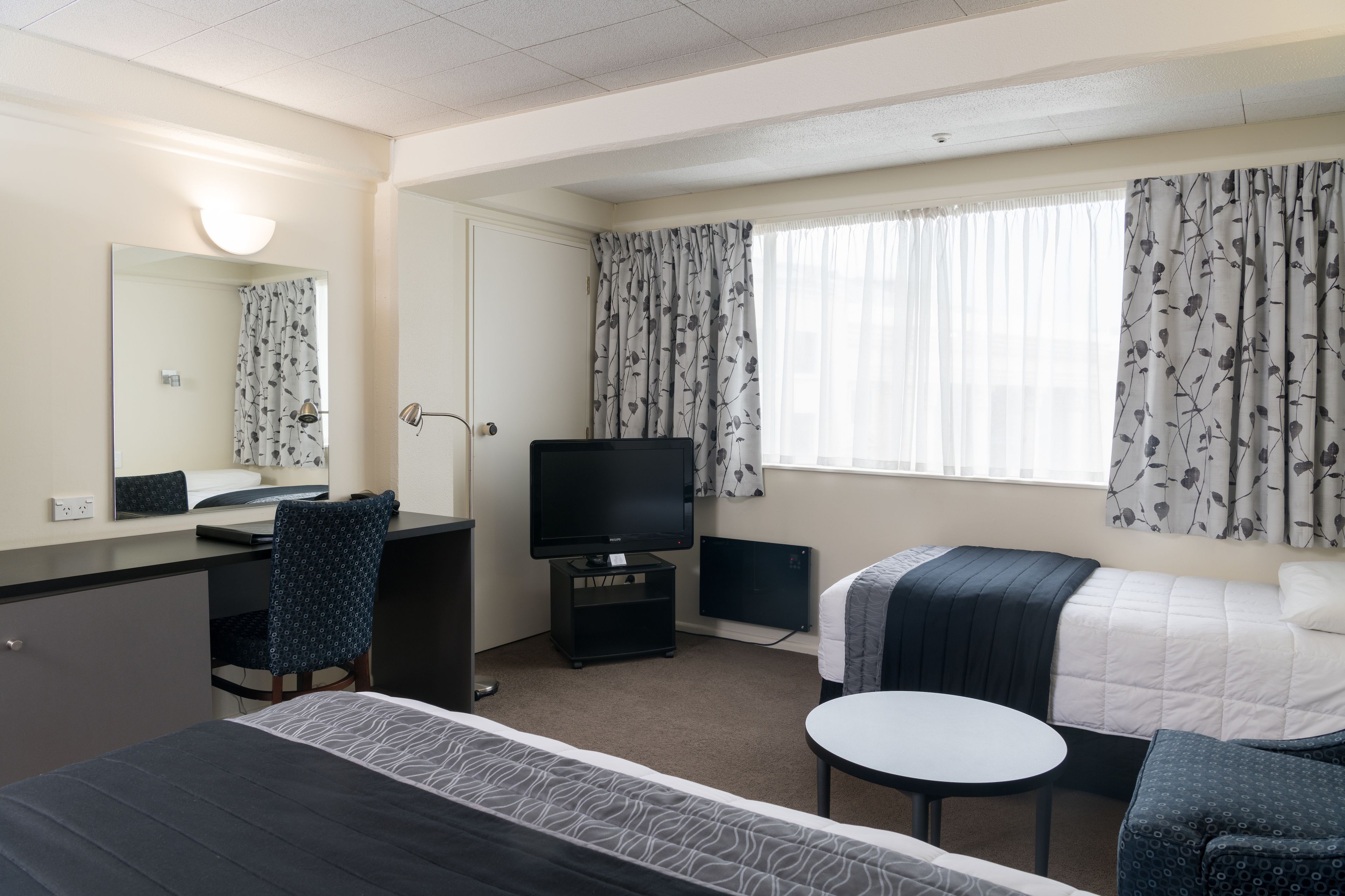 standard twin room | desk, blackout curtains, iron/ironing board, free wifi