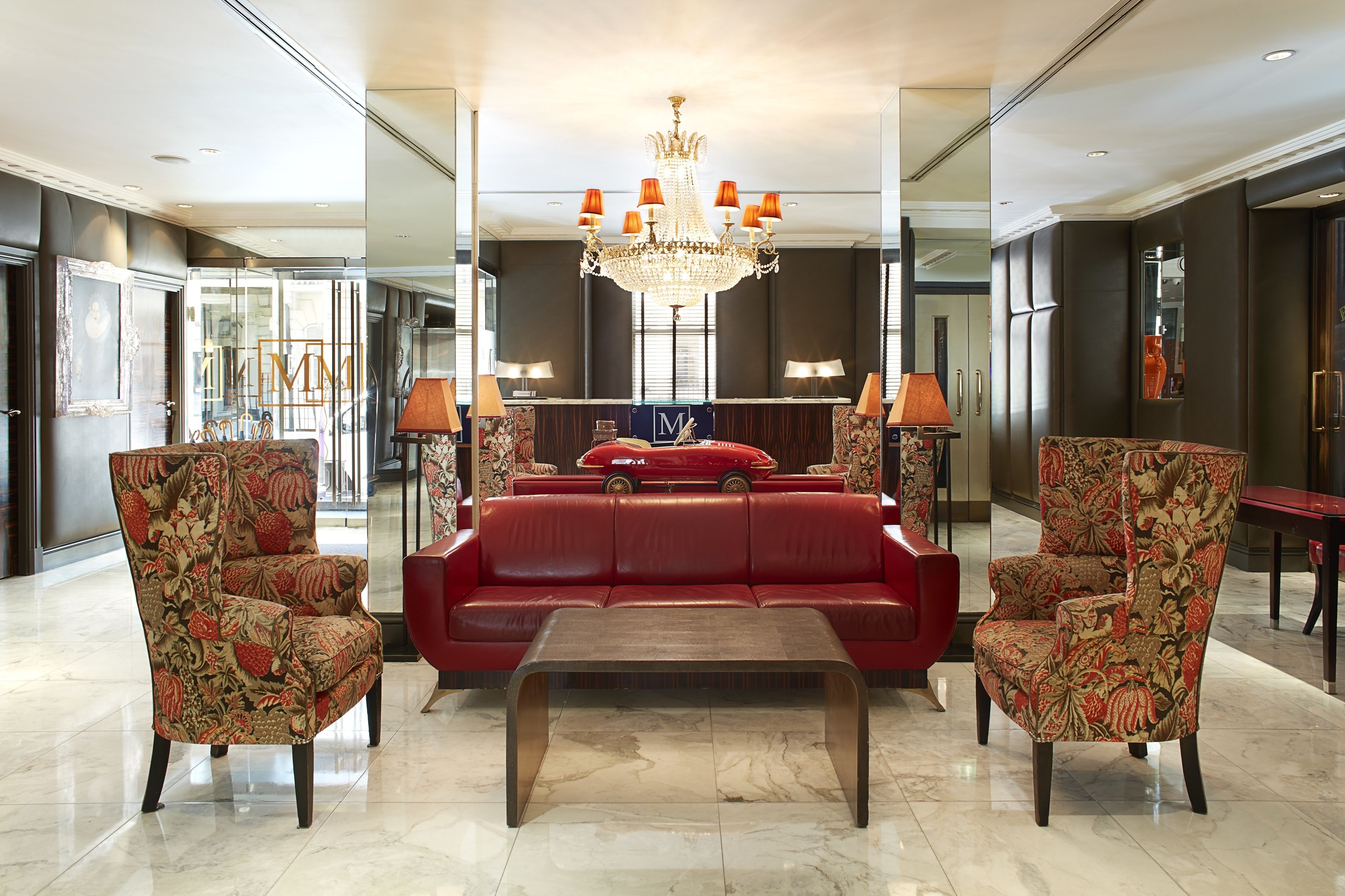 Sala de estar en el lobby