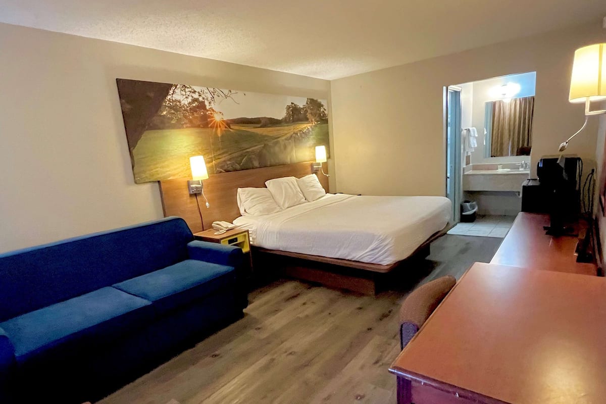 Standard Room, 1 King Bed | Desk, blackout curtains, iron/ironing board, free WiFi