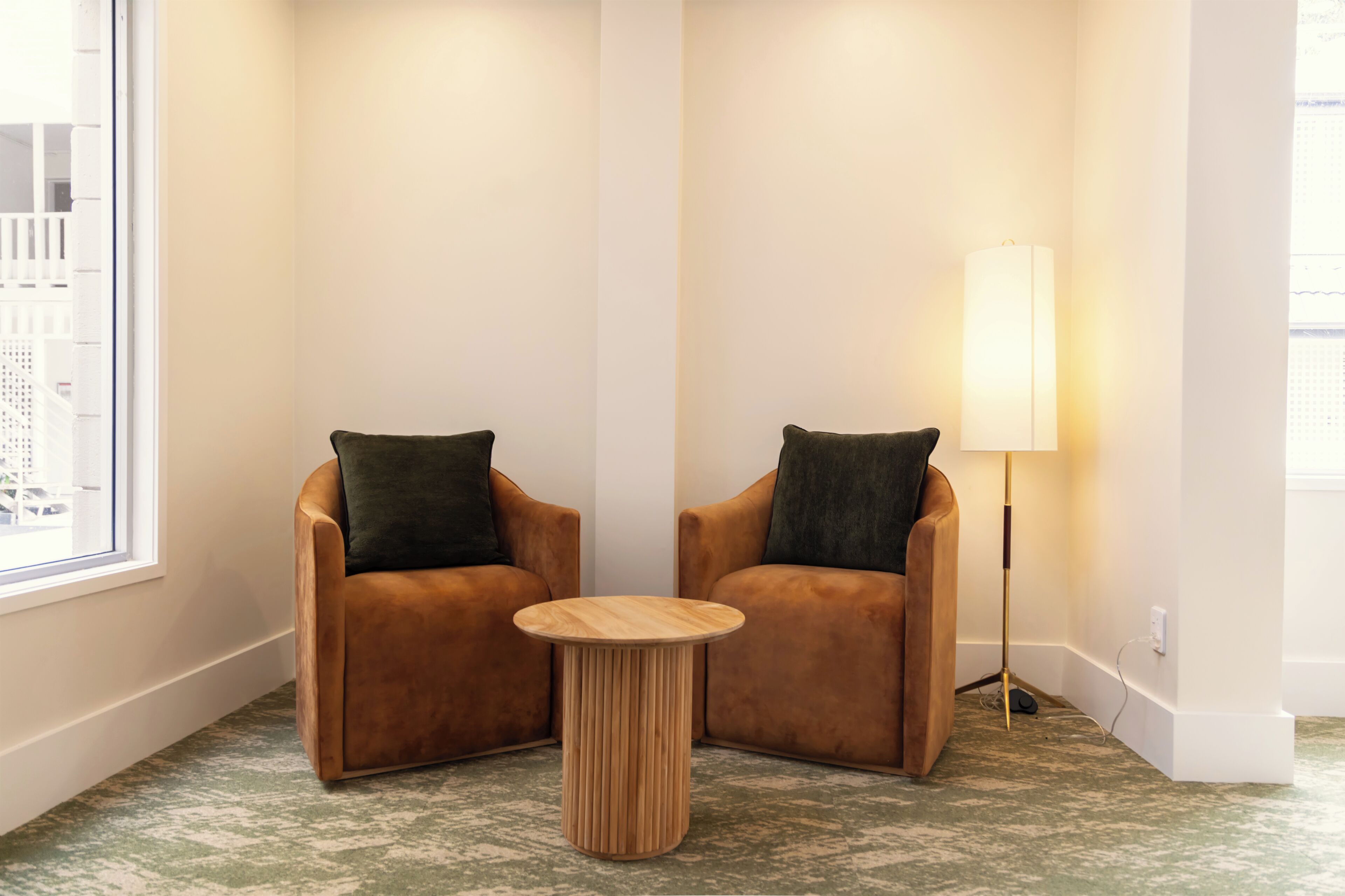 Sala de estar en el lobby