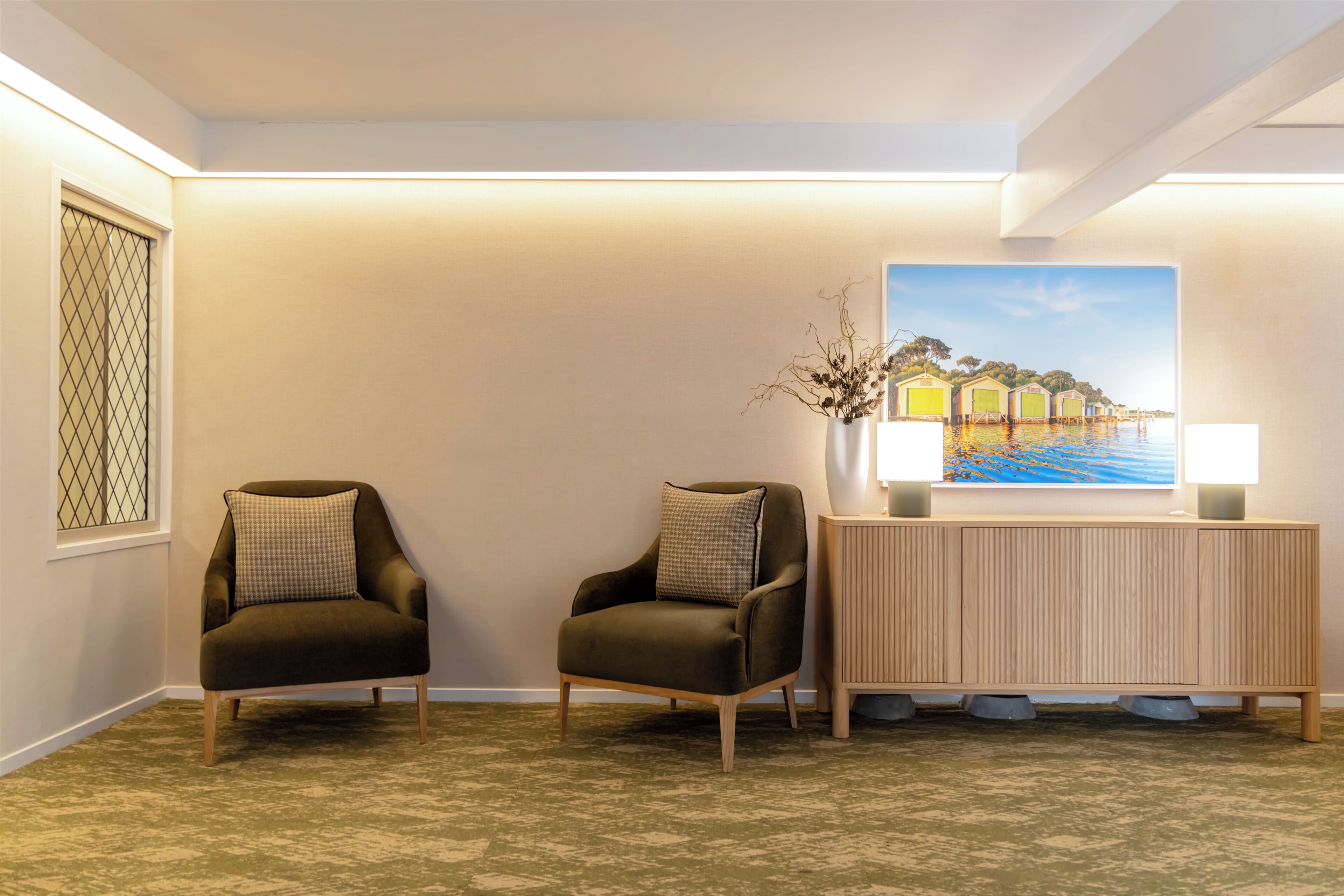 Sitzecke in der Lobby