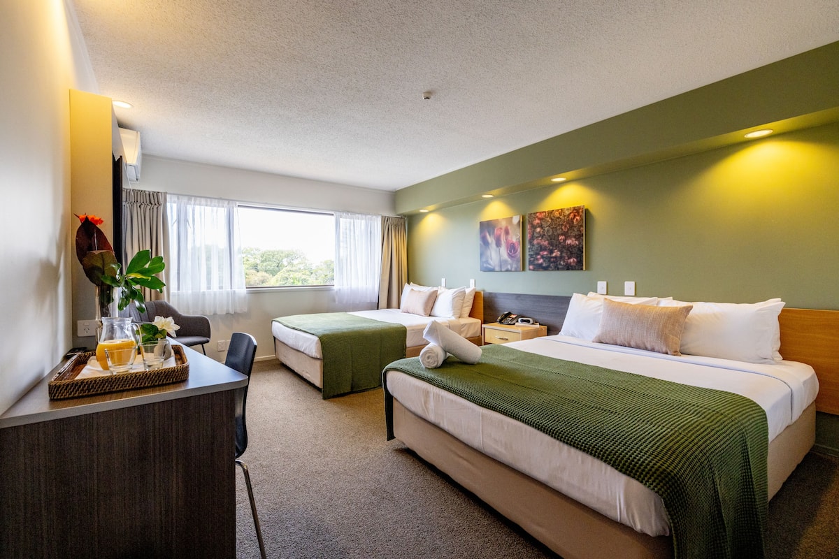 Superior Twin Queen | 1 bedroom, desk, blackout curtains, iron/ironing board