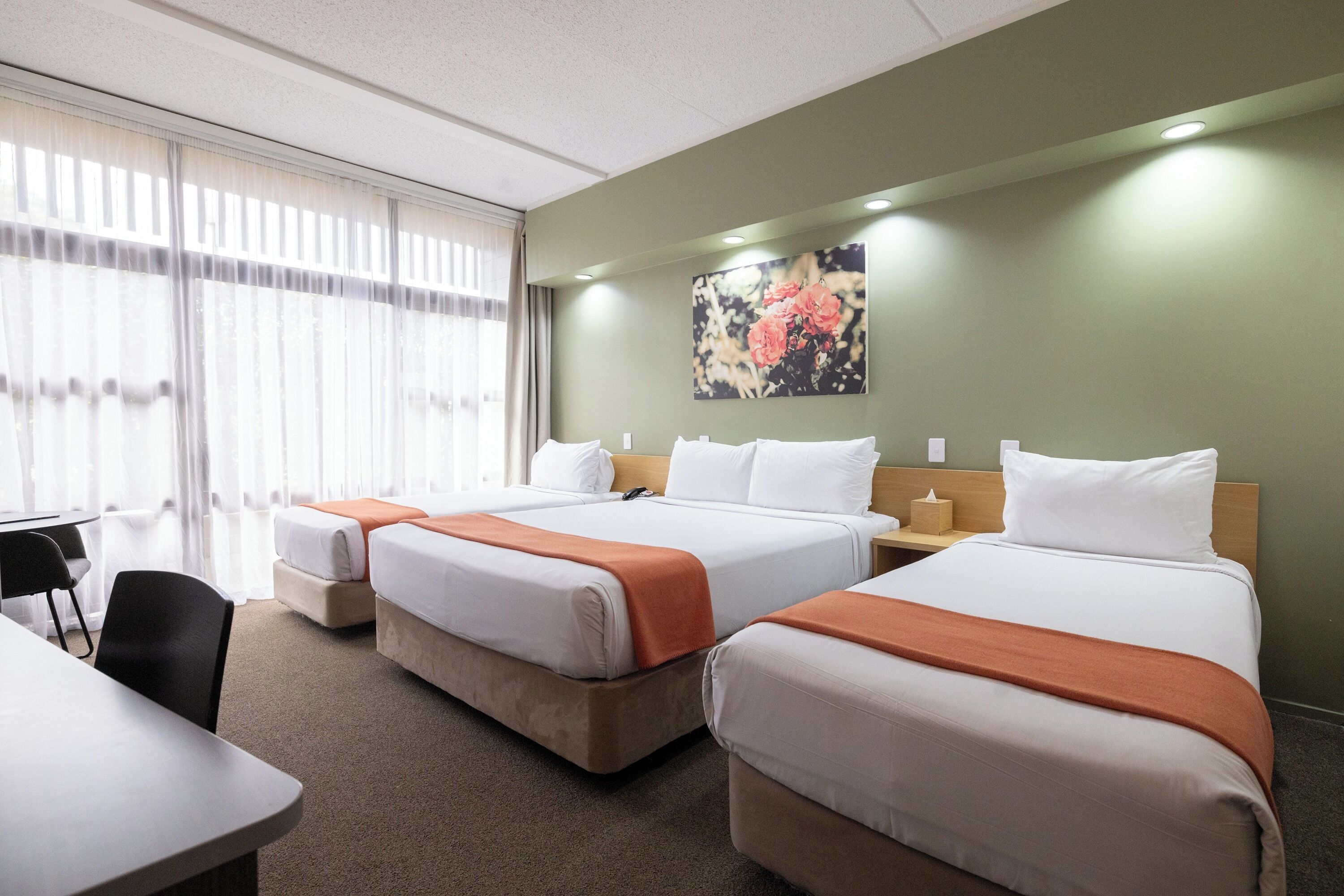 Superior Triple | Individually decorated, individually furnished, desk, laptop workspace