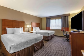 Standard Room, 2 Queen Beds, Non Smoking, Refrigerator & Microwave | Premium bedding, pillowtop beds, in-room safe, desk