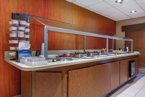 Free daily buffet breakfast 
