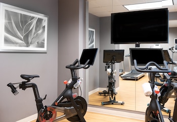 Fitness center at The Churchill Hotel near Embassy Row