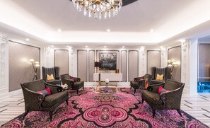 Sala de estar en el lobby