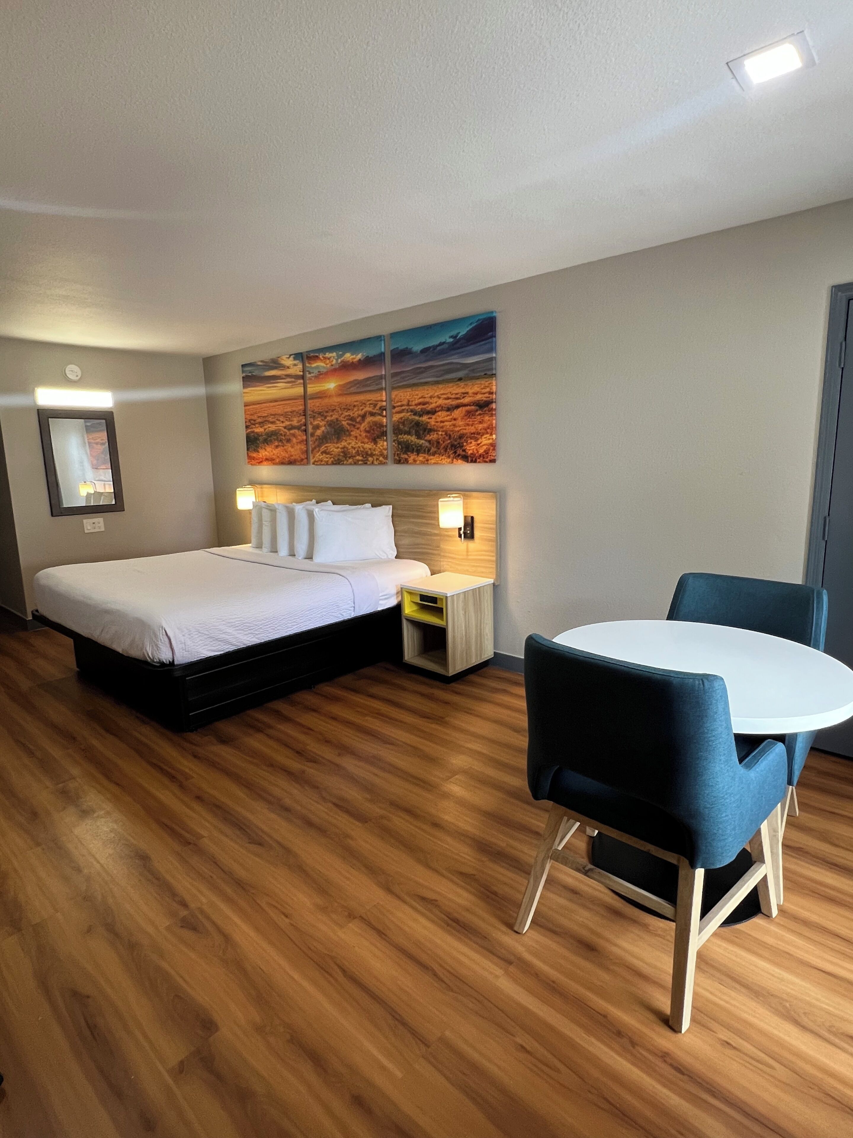 Habitación Premier, 1 cama King size, para no fumadores | Tabla de planchar con plancha, camas extra, wifi gratis y ropa de cama 