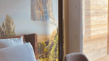 Premium bedding, in-room safe, soundproofing, iron/ironing board