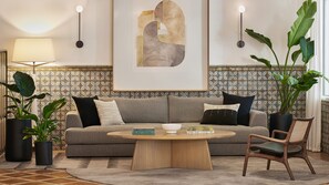 Sitteområde i lobbyen