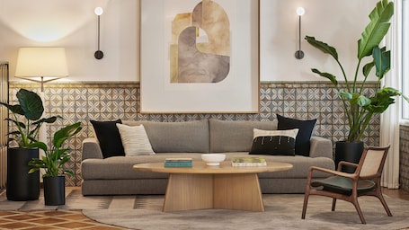 Sala de estar en el lobby